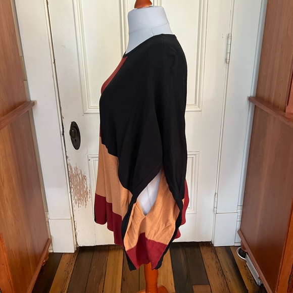 Large size tunic, color block, soft. August Silk, L. Good condition - Picture 2 of 4